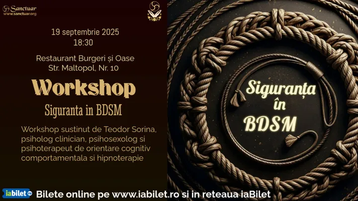 Workshop: Siguranța în BDSM