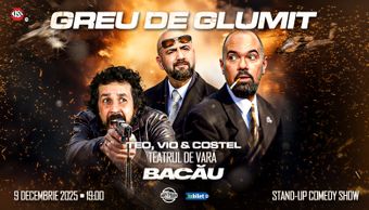 Bacau: Greu de glumit cu Teo, Vio și Costel | Stand Up Comedy Show