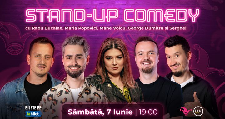 The Fool: Stand-up comedy cu Maria Popovici, Radu Bucălae, Mane Voicu, George Dumitru și Serghei