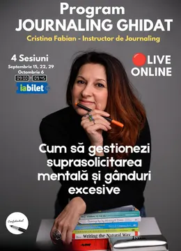 Journaling Ghidat - "Cum să gestionezi suprasolicitarea mentală și gânduri excesive"
