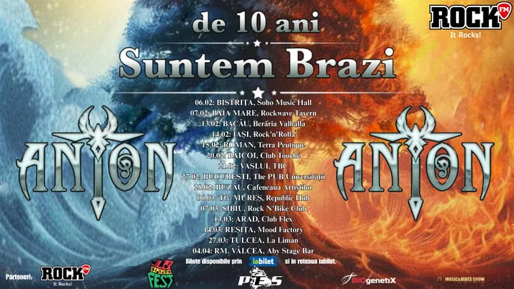 Turneu Aniversar ANTON - de 10 ani Suntem Brazi