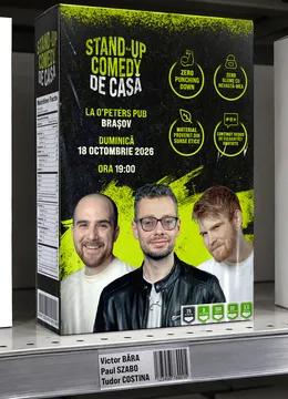 Brasov: Stand-Up Comedy cu Victor Băra, Tudor Costina & Paul Szabo