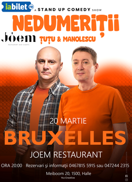 Bruxelles : Stand-up Comedy - Dan Tutu si Cristi Manolescu