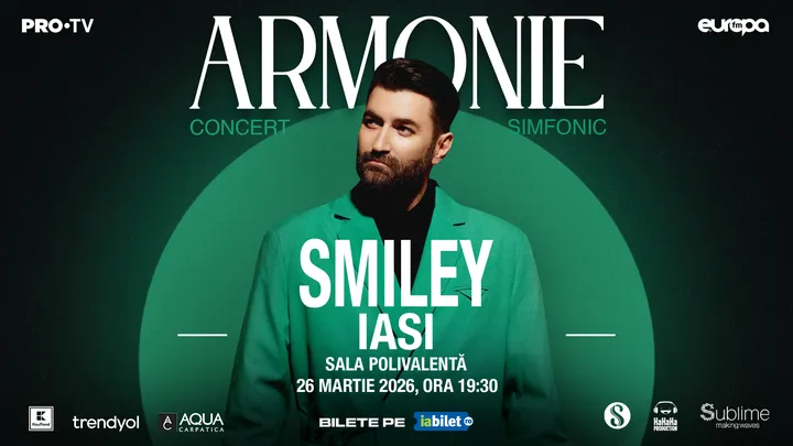Iasi: Smiley - Armonie - Concert Simfonic