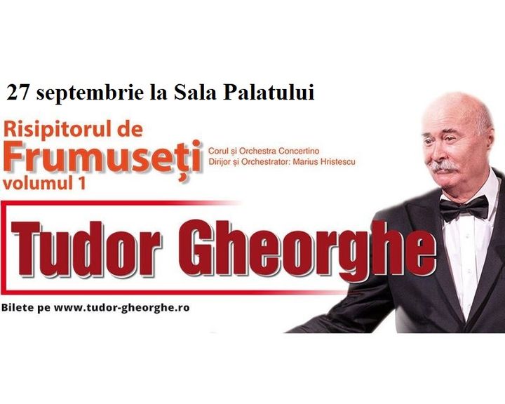 Tudor Gheorghe - "Risipitorul de frumuseti" reprogramat din 20 martie 2020