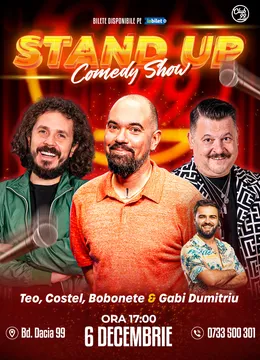 Stand-up Comedy cu Teo, Costel, Mihai Bobonete - Gabi Dumitriu la Club 99