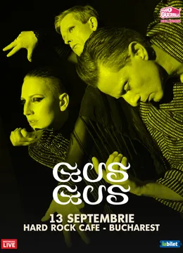GUS GUS LIVE la Hard Rock Cafe