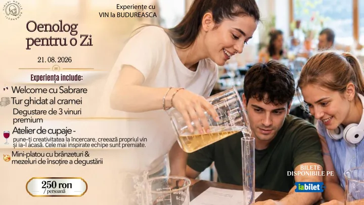 Gura Vadului: Oenolog pentru o zi la Crama Budureasca