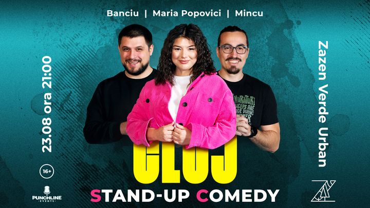 Cluj: Stand Up Comedy cu Maria, Mincu și Banciu @ Terasa Zazen