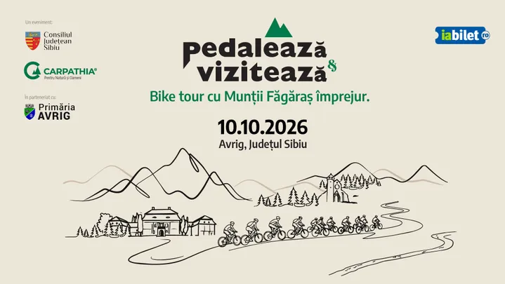 Avrig: Pedalează și vizitează, Bike Tour cu munții Făgăraș împrejur