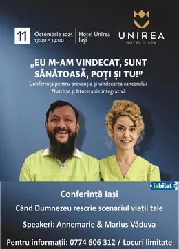 Iași: Conferință - Când Dumnezeu rescrie scenariul vieții tale