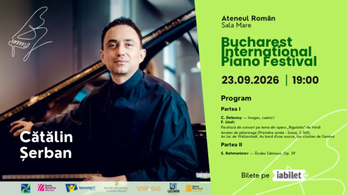 Cătălin Șerban – Recital de pian | Bucharest International Piano Festival