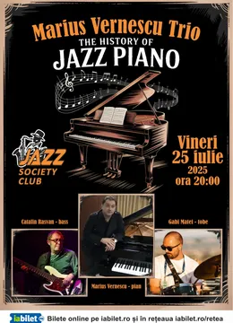 Galati: Concert Marius Vernescu Trio - "The History of Jazz Piano"