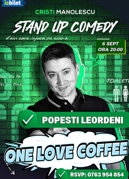 Popești Leordeni: Stand-up Comedy cu Cristi Manolescu