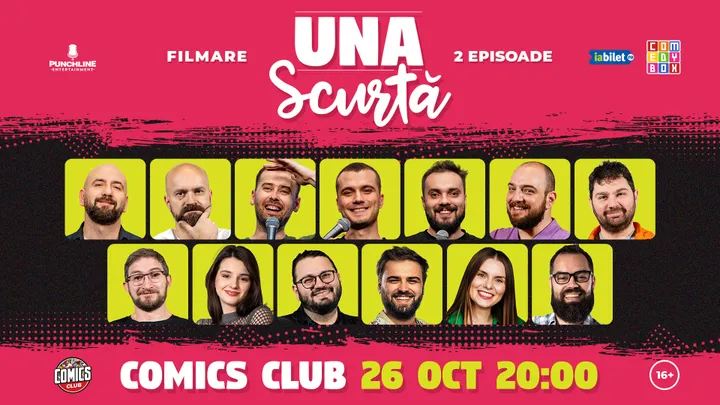 Filmare Una Scurtă - 2 episoade la ComicsClub!