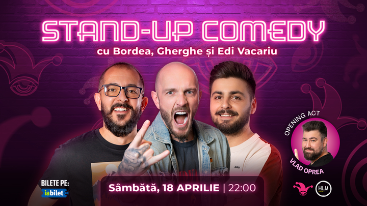 The Fool: Stand-up comedy cu Bordea, Gherghe și Vacariu