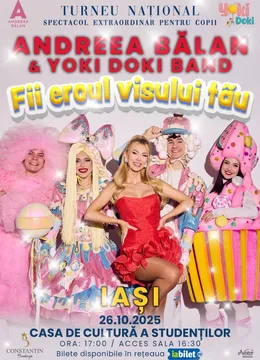 Iasi: Turneu Andreea Balan & Yoki Doki Band