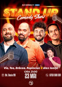 Stand-up Comedy cu Vio, Teo, Drăcea, Popinciuc, Alex Ioniță la Club 99