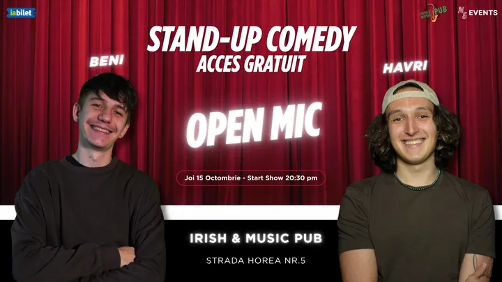 Open Mic cu Beni și Havri