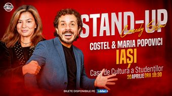 Iasi: Costel și Maria Popovici - Stand Up Comedy Show