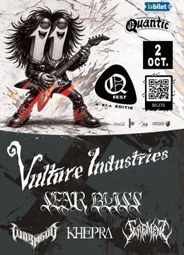 QFest – Ziua V – Vulture Industries | Sear Bliss | Wormgod | Khepra | Serement