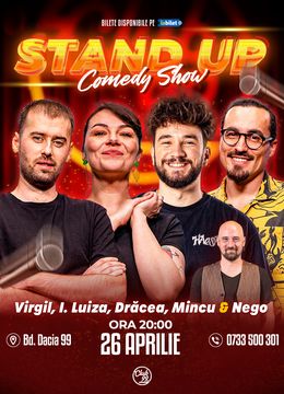 Stand-up Comedy cu Virgil Ciulin, Ioana Luiza, Drăcea, Mincu - Nego la Club 99