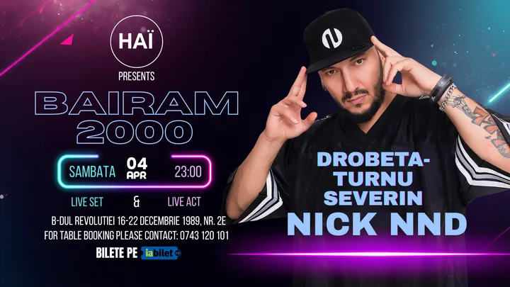 Drobeta-Turnu Severin: Bairam 2000 cu NiCK NND - Live set & Live act