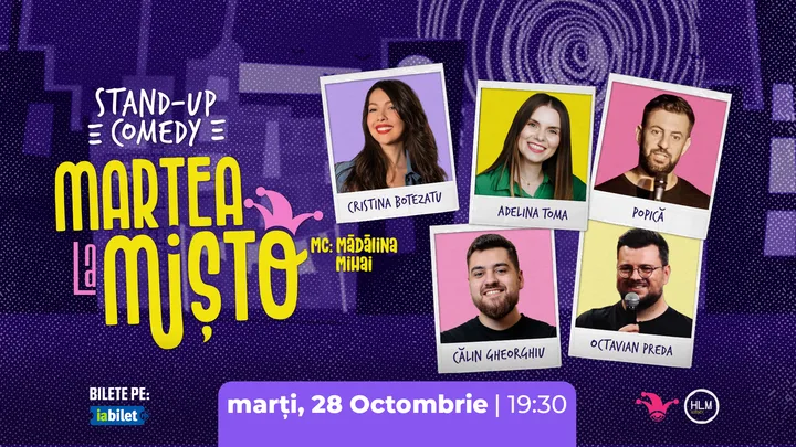 The Fool: Marțea la Mișto cu Cristina Botezatu, Popică, Adelina Toma, Călin Gheorghiu și Octavian Preda
