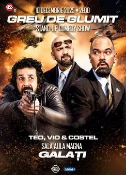 Galați: Greu de glumit cu Teo, Vio și Costel | Stand Up Comedy Show 2