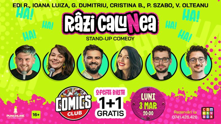 Stand-up Comedy Râzi ca LuNea la ComicsClub