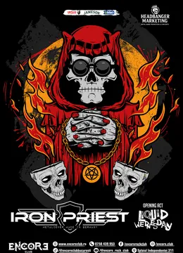 Concert Iron Priest x opening band (TBA) in Encore Club