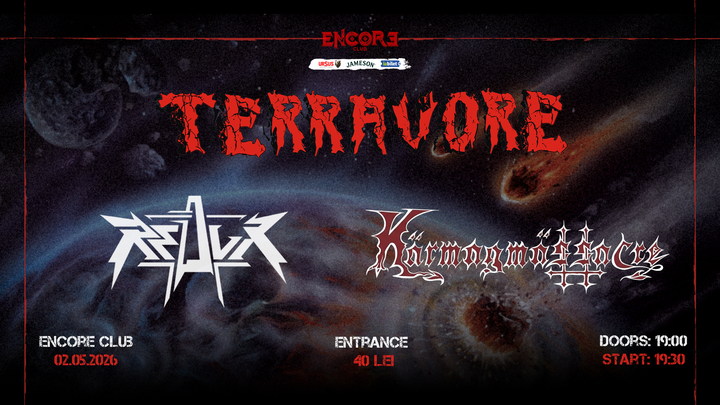 Concert Terravore (BG) x ReduX (RO) x Kärmagmässacre (RO) | Encore Club