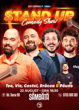 Stand-up Comedy cu Teo, Vio, Costel, Drăcea - Florentin Păune la Club 99