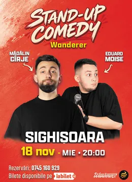Sighisoara: Stand-up comedy cu Mădălin Cîrje și Edi Moise