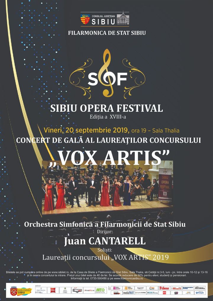 Concert de Gala al Laureatilor concursului "Vox Artis"