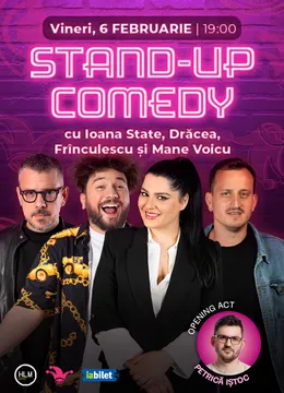 The Fool: Stand-up comedy cu Frînculescu, Drăcea, Ioana State și Mane Voicu