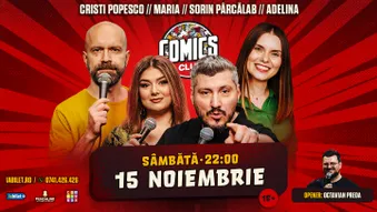 Stand-up cu Cristi Popesco, Sorin, Maria Popovici și Adelina la ComicsClub!