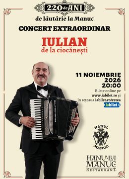 Concert extraordinar - Iulian de la Ciocanesti