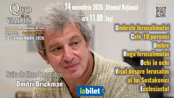 Iași: Proiecție filme fotografice ale lui Dmitri Brickman (120 min)