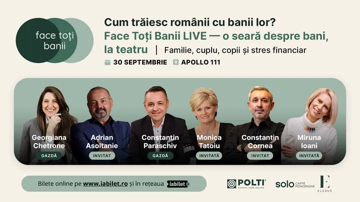 Face Toți Banii LIVE — Cum trăiesc românii cu banii lor?
