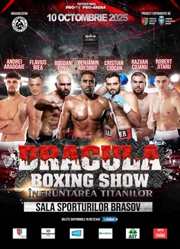 Brașov: Dracula Boxing Show 2025 @ Înfruntarea Titanilor