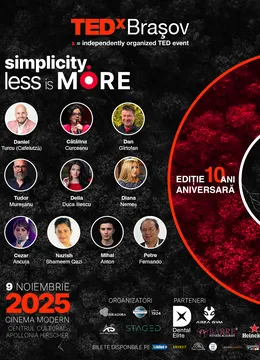 Brașov: TEDxBrașov @ SIMPLICITY - Less is More