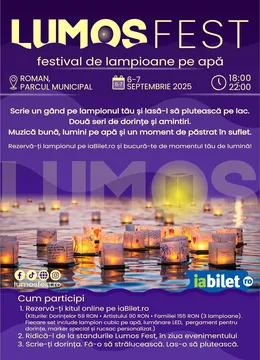 Roman: LUMOS Fest - Festival de Lampioane pe Apă