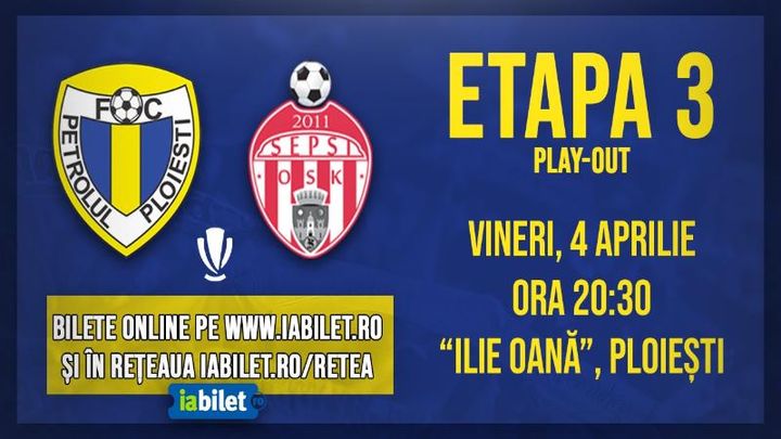 Ploiesti: FC Petrolul - Sepsi OSK Sf. Gheorghe