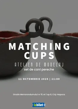 Cluj-Napoca: Matching Cups - atelier de modelat cani pereche