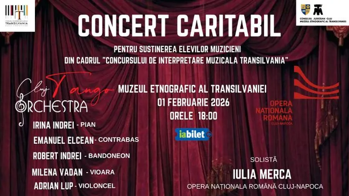 Cluj-Napoca: Concert Caritabil - Asociatia Cluj Tango Orchestra