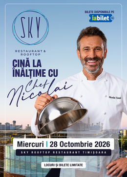 Timisoara: Cina la inaltime cu Chef Nicolai Tand