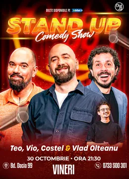 Stand-up Comedy cu Teo, Vio, Costel - Vlad Olteanu la Club 99 - Show 2