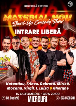 New Material cu Natanticu, Frîncu, Dobrotă, Mirică, Mocanu, Virgil Ciulin, Ioana Luiza & Gherghe la Club 99