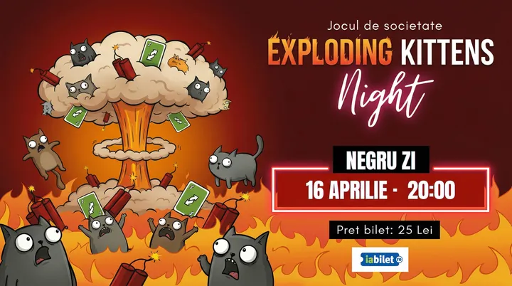 Iași: Exploding Kittens Night
